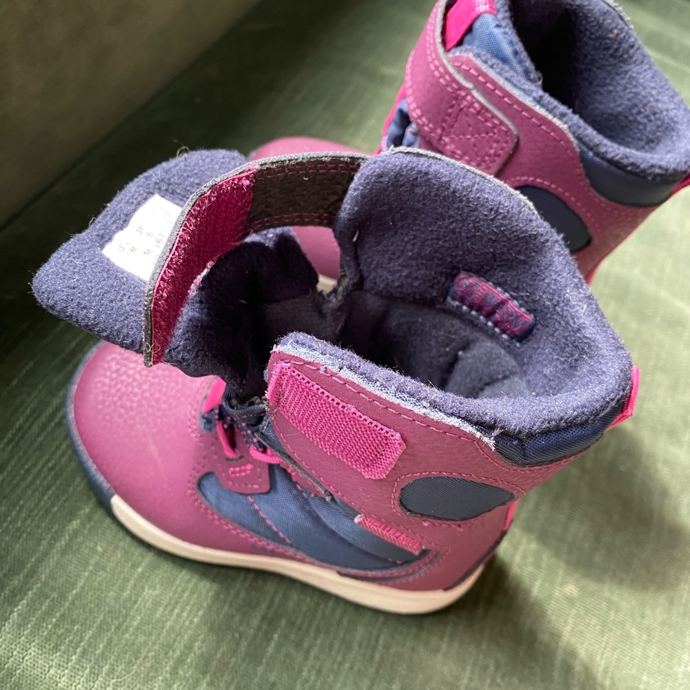 Kids' Winter Boots - Burgundy - Picture 6 of 7